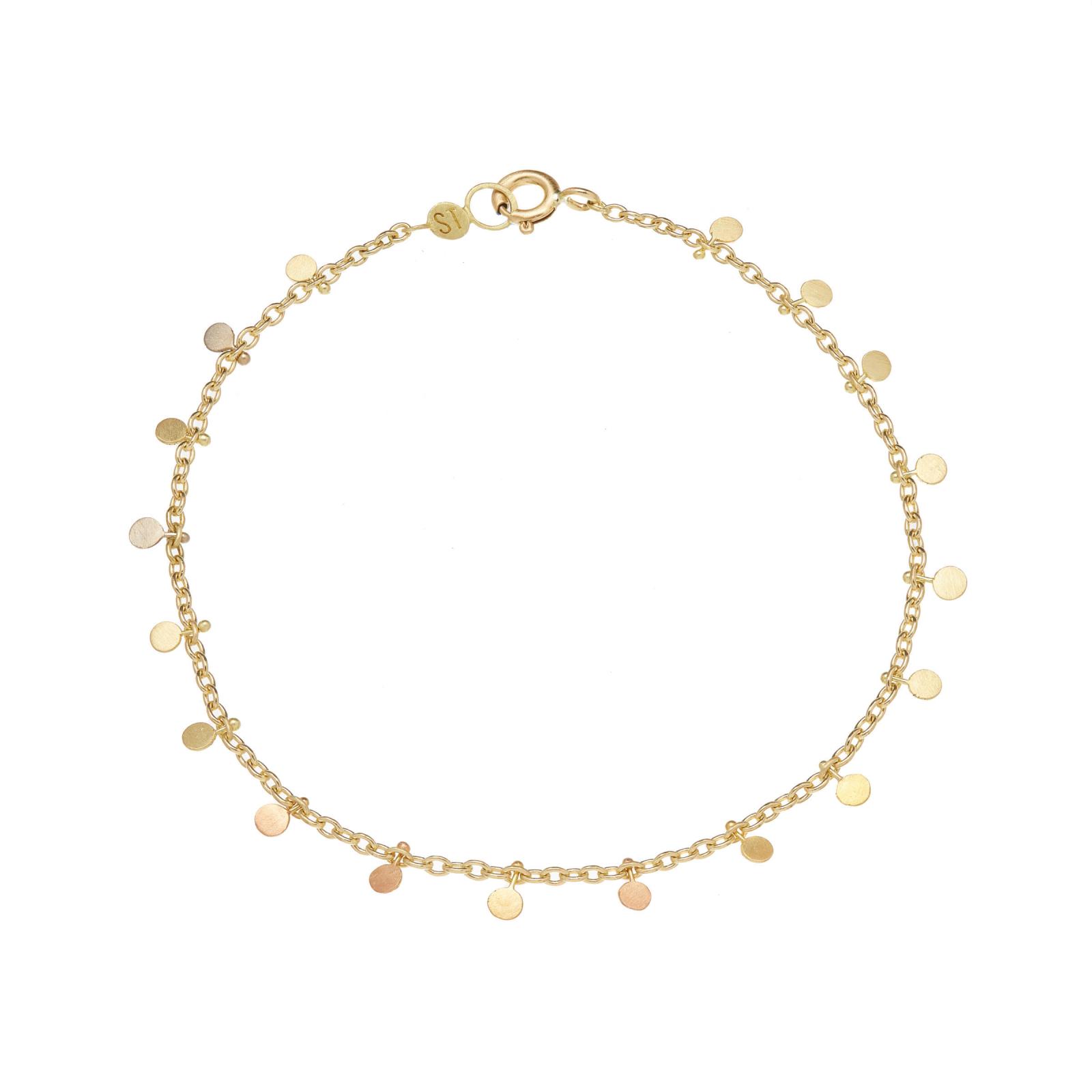 Sia Taylor DB7 YRAIN Rainbow Gold Even Tiny Dot Bracelet WB2