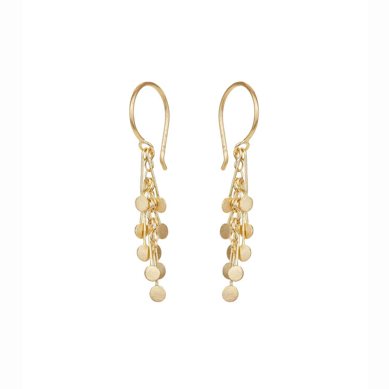 Sia Taylor DE24 Y Yellow Gold Dot Earrings WB2