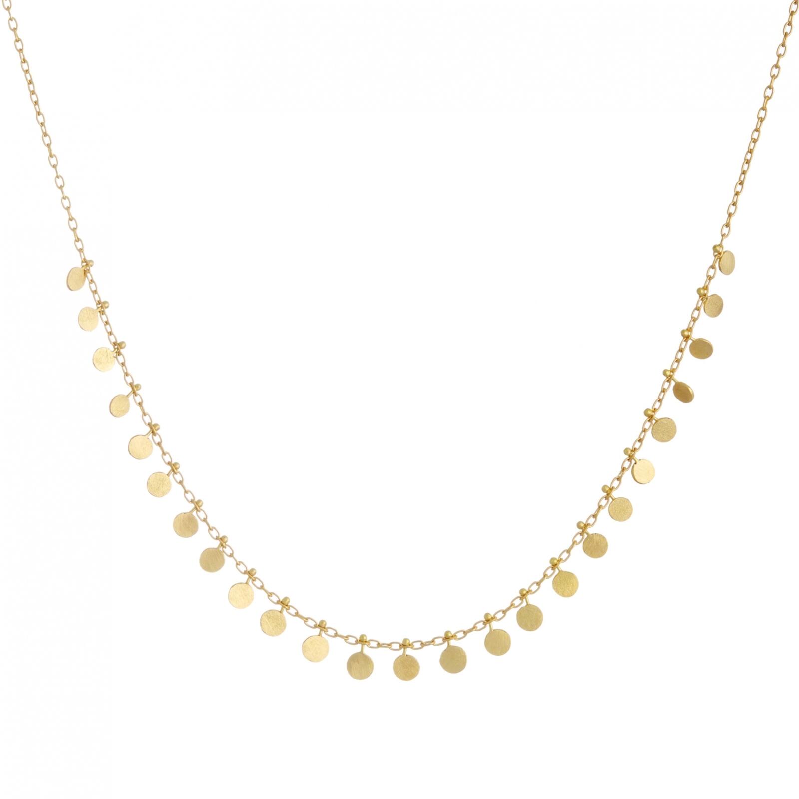 Sia Taylor DN11 Y Medium Yellow Gold Dots Necklace WB