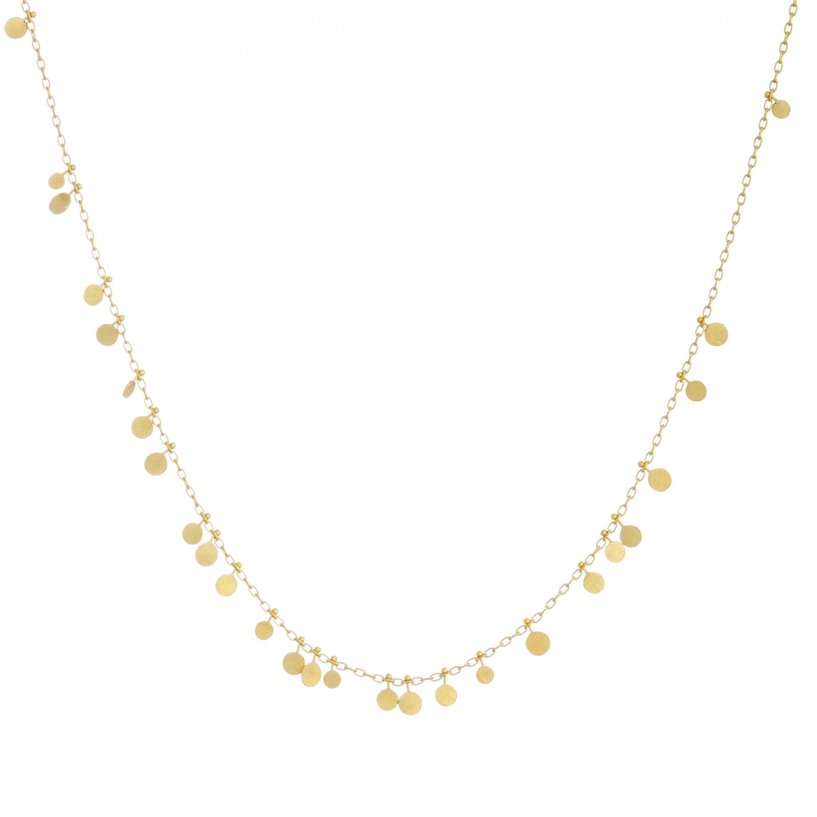 Sia Taylor DN31 Y Random Yellow Gold Dots Necklace WB