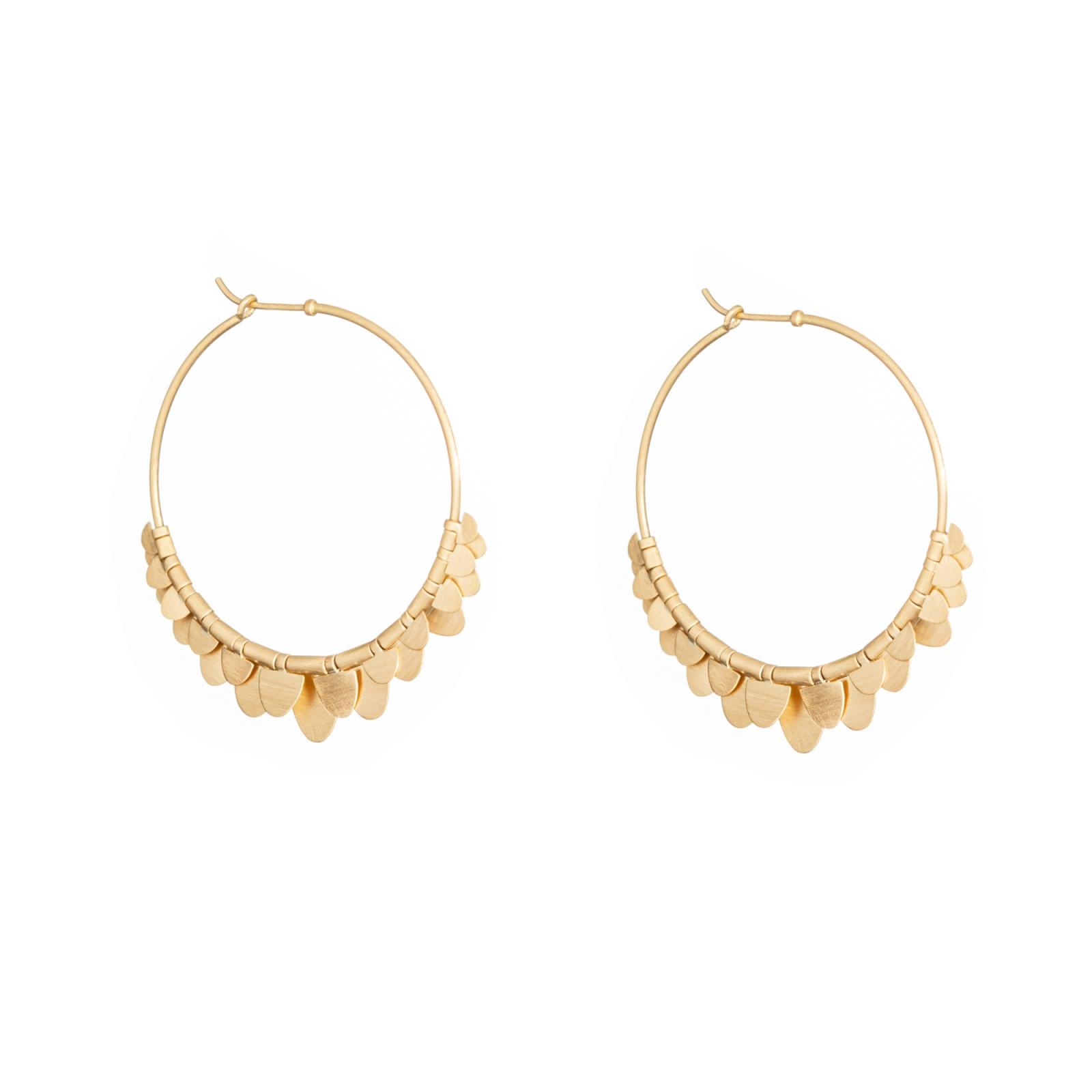 Sia Taylor FE8 Y Side Yellow Gold Earrings WB