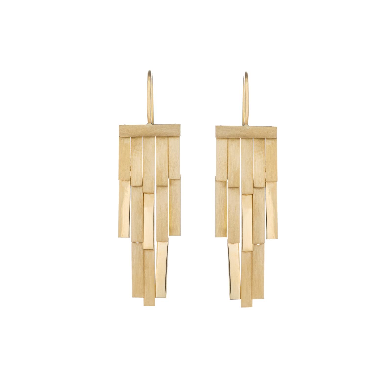 Sia Taylor KE2 Y Yellow Gold Rainfall Earring WB