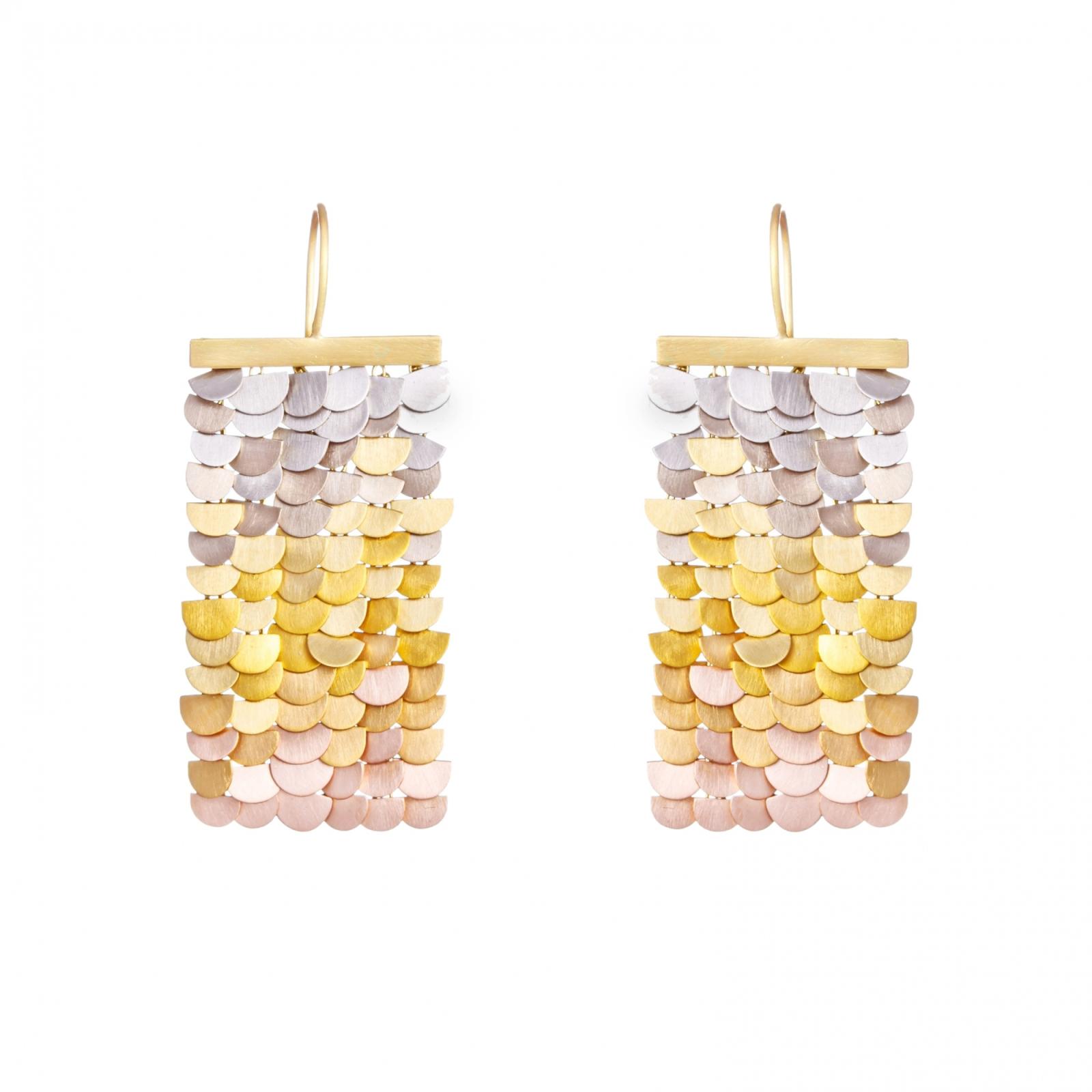 Sia Taylor KE39 RAIN Rainbow Gold Sunrise Earring WB