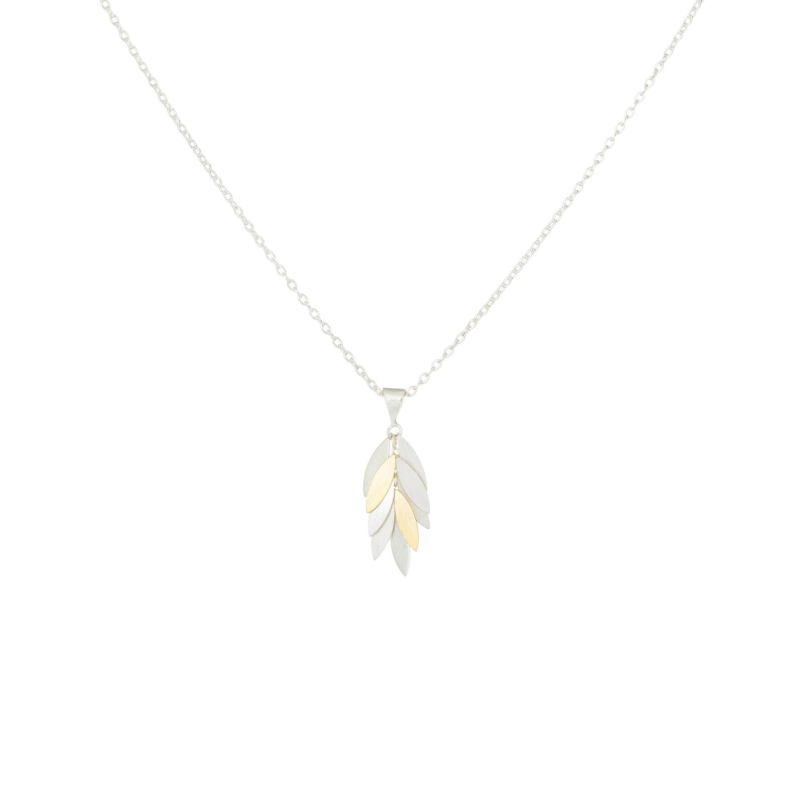 Sia Taylor KLN3 SG Silver Falling Leaf Pendant 1