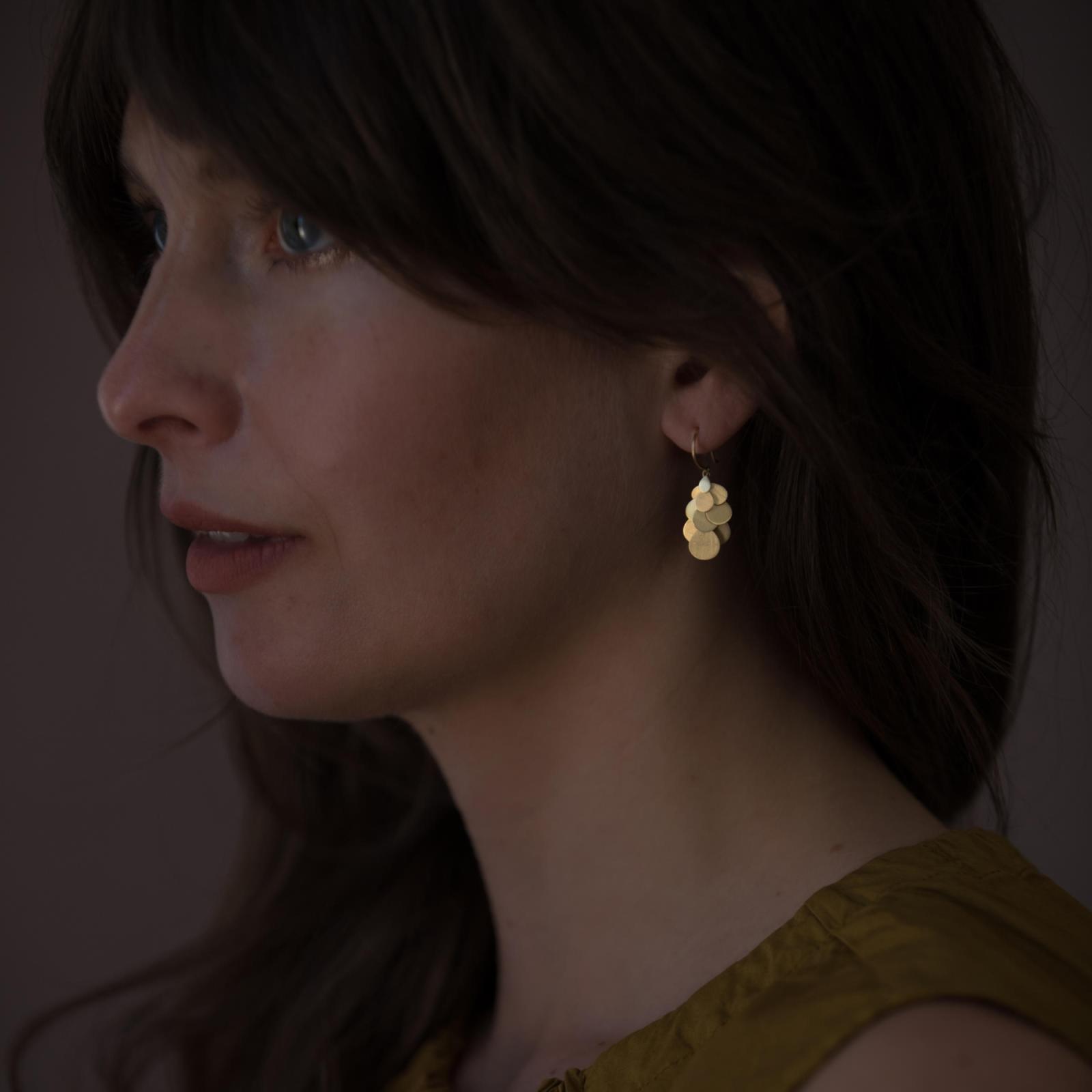 Sia Taylor ME11 Y Yellow Gold Earrings 3