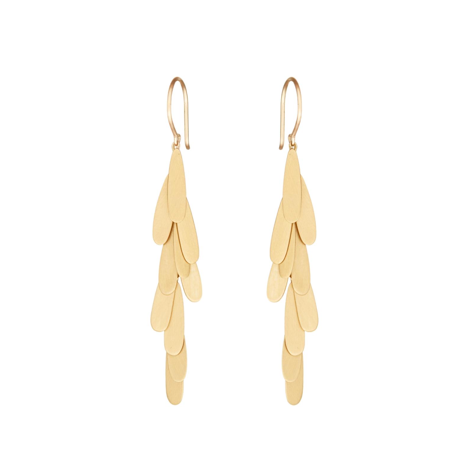 Sia Taylor ME14 Y Yellow Gold Earrings WB