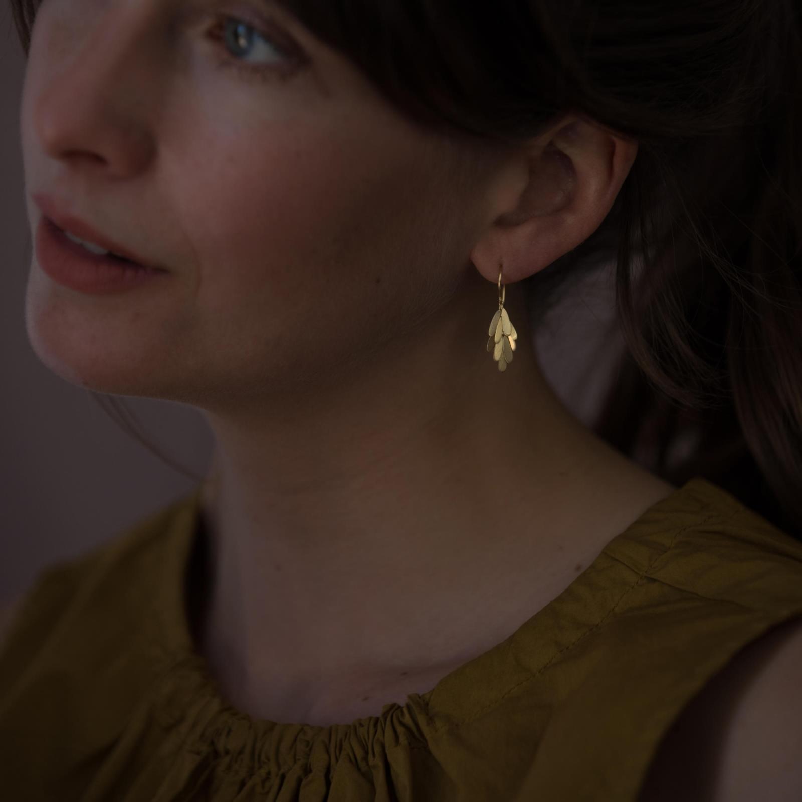 Sia Taylor ME15 Y Yellow Gold Earrings 3