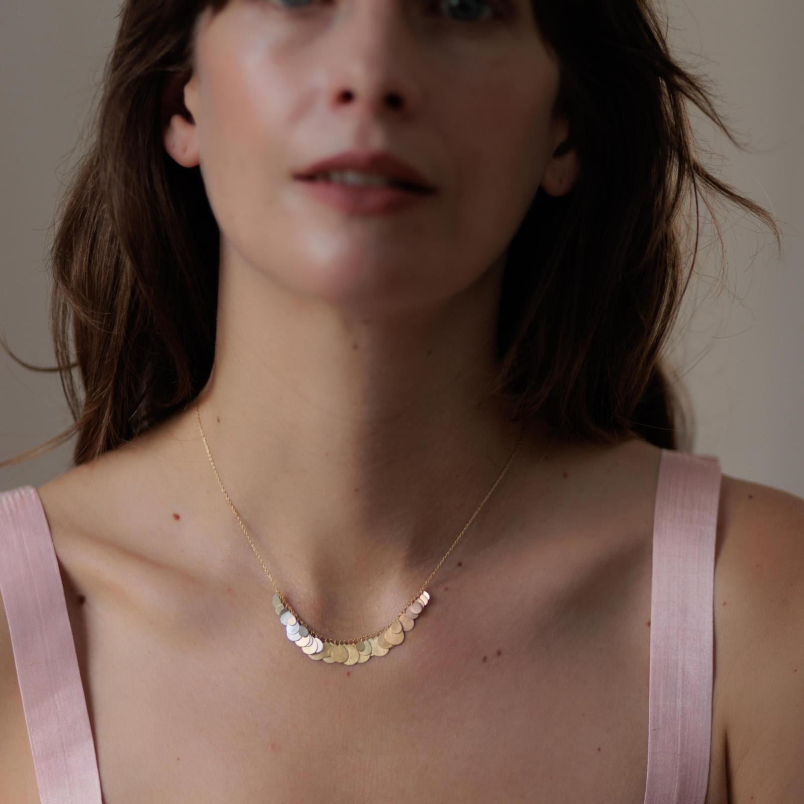 Sia Taylor MN11 RAIN Rain Gold Necklace 3