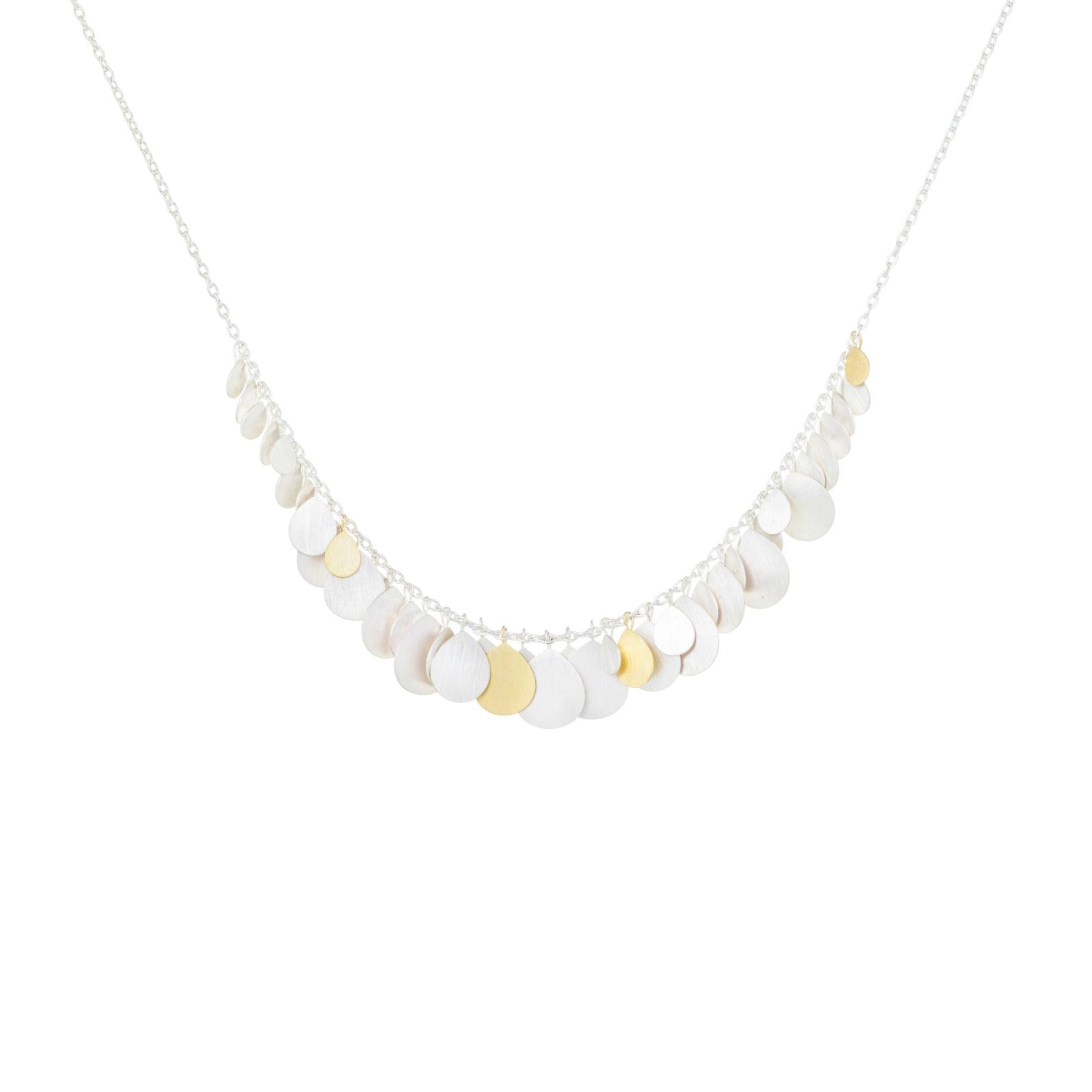 Sia Taylor MN11 SG Silver Petals Necklace 1