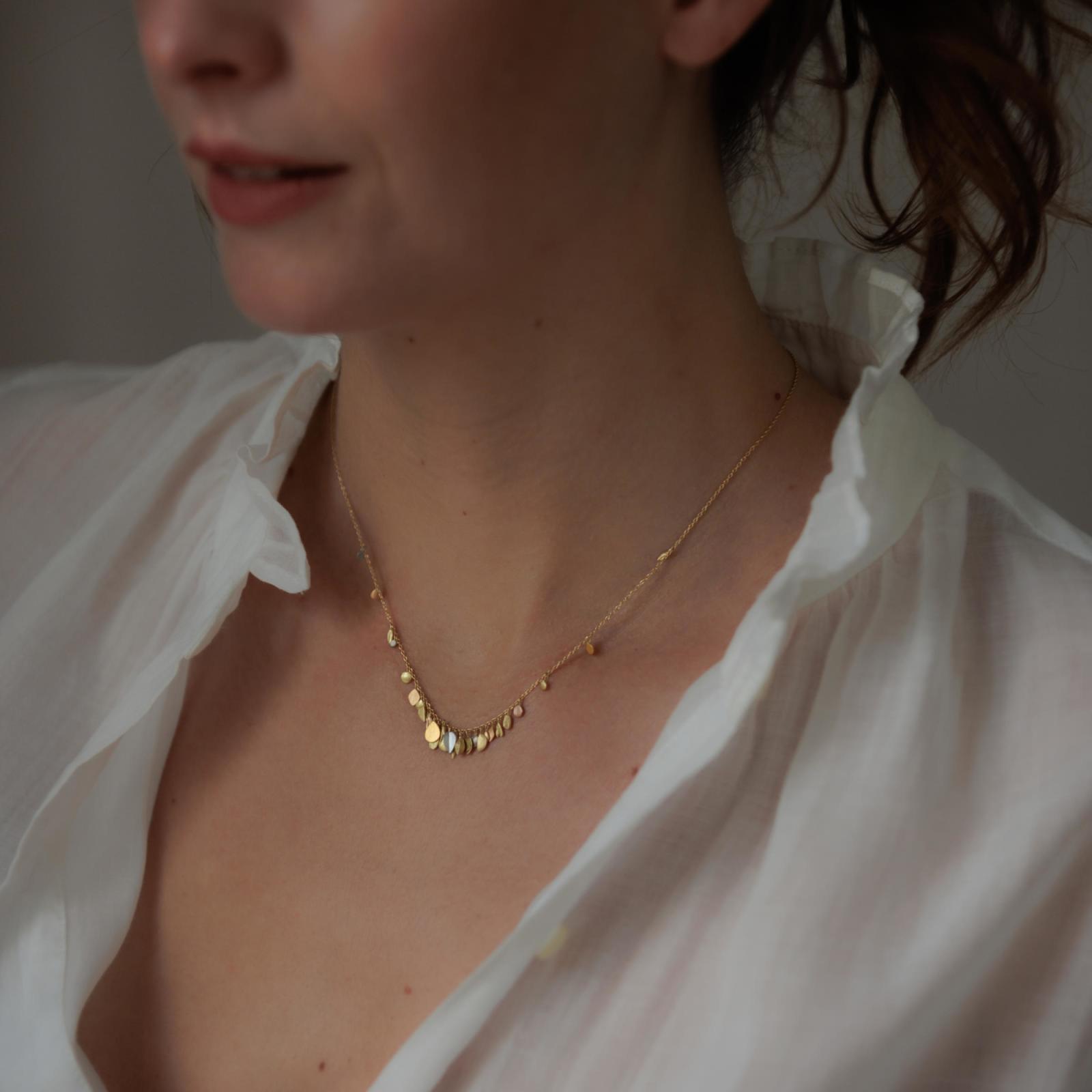 Sia Taylor MN2 RAIN Rainbow Gold Necklace 3