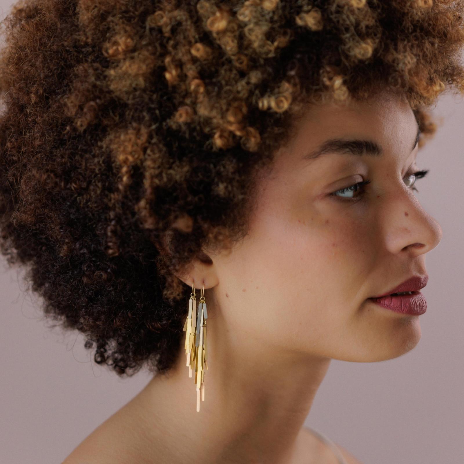 Sia Taylor RE10 FADE Fade Gold Earrings 4