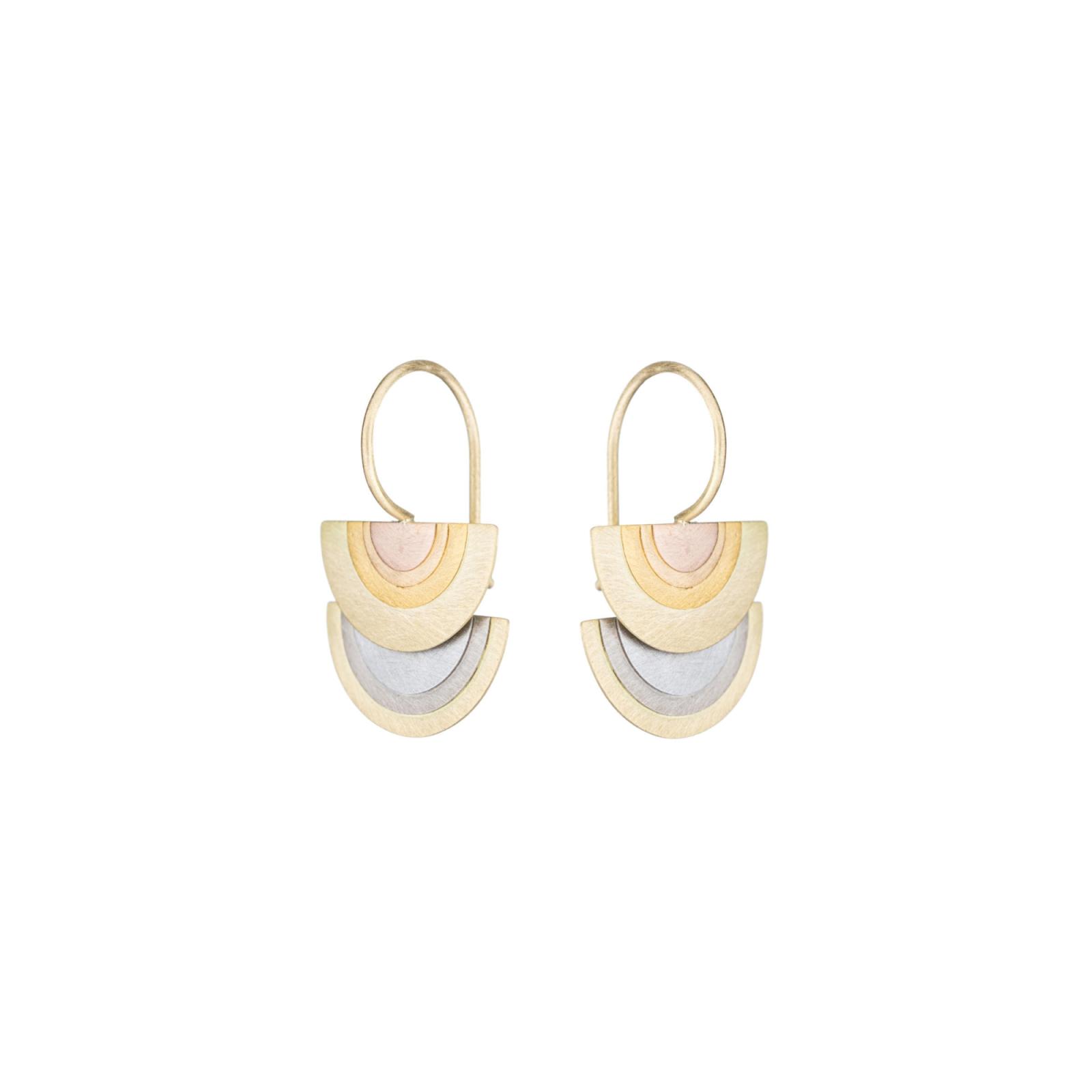 Sia Taylor RE4 RAIN Rainbow Gold Earrings 2