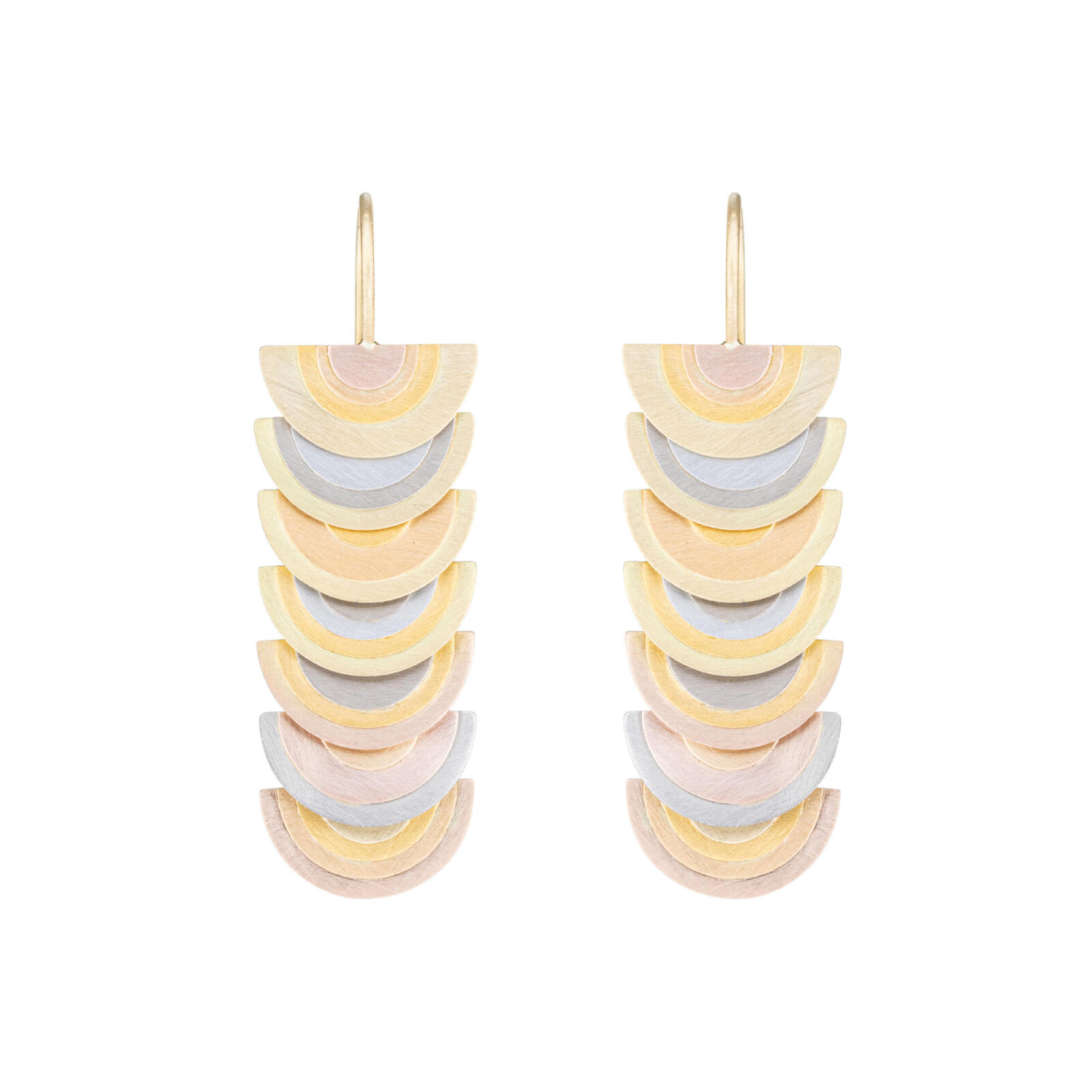 Sia Taylor RE6 RAIN Rainbow Gold Earrings 1