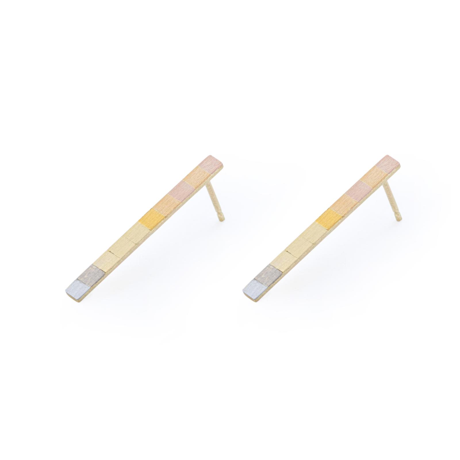 Sia Taylor RE8 RAIN Rainbow Gold Earrings 2