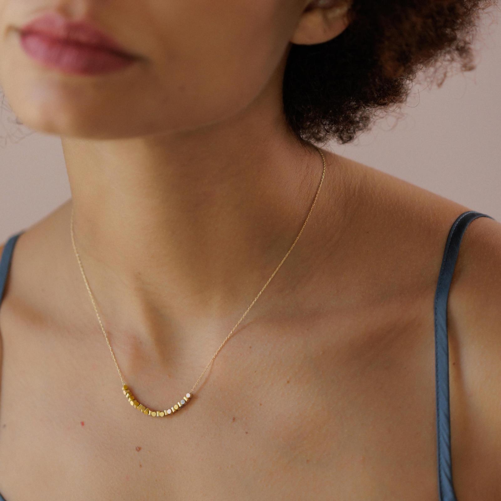 Sia Taylor RN14 RAIN Rainbow Gold Necklace 3