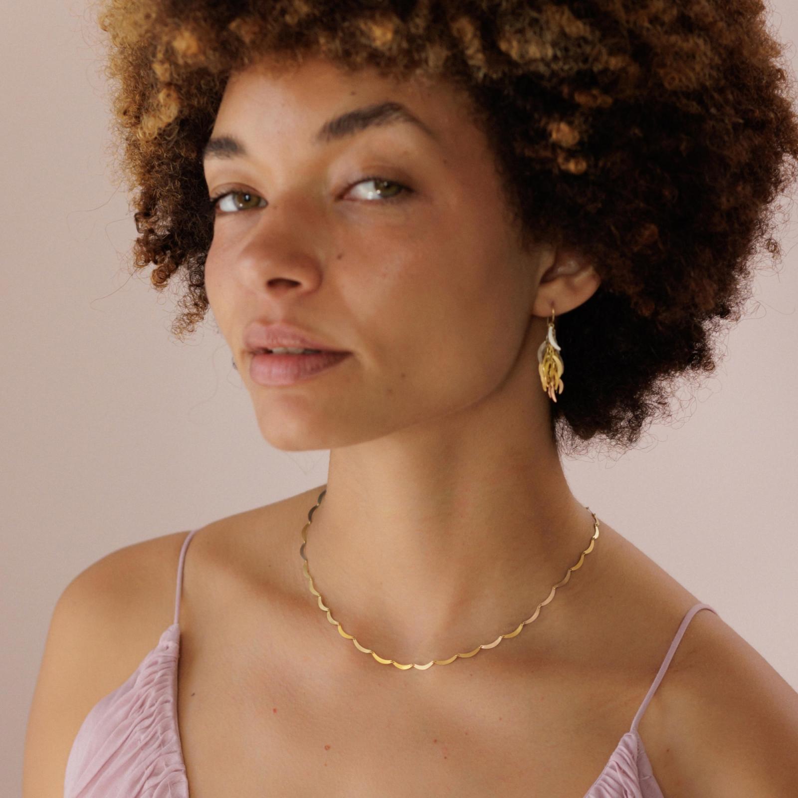 Sia Taylor RN1 RAIN Rainbow Gold Necklace 4