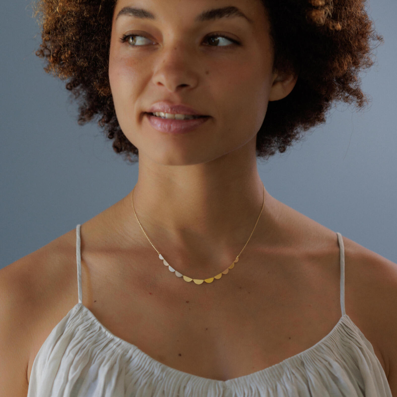 Sia Taylor RN5 RAIN Rainbow Gold Necklace 2