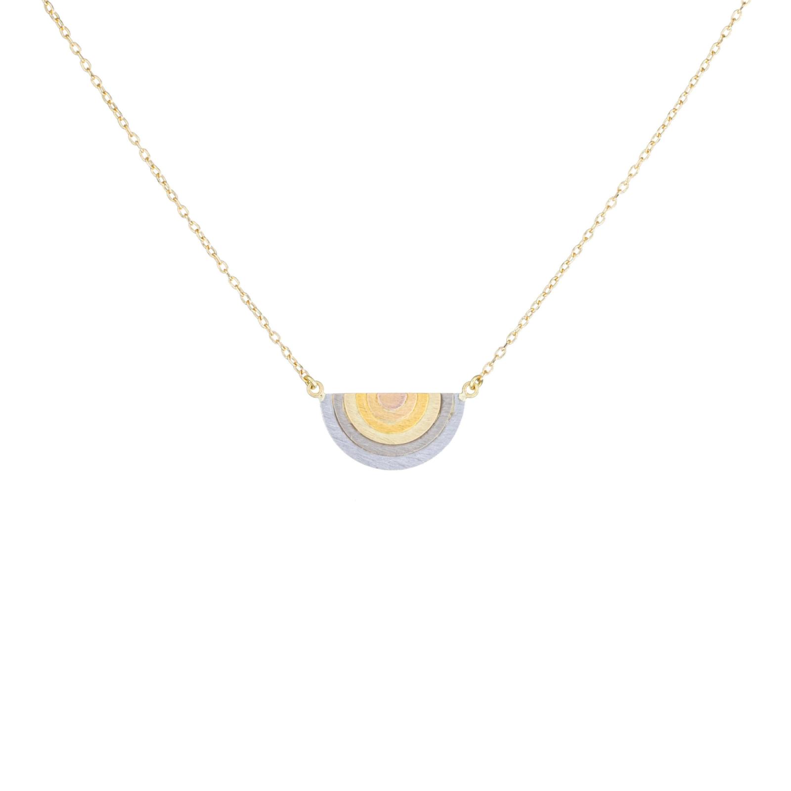Sia Taylor RN9 RAIN Rainbow Gold Necklace 1