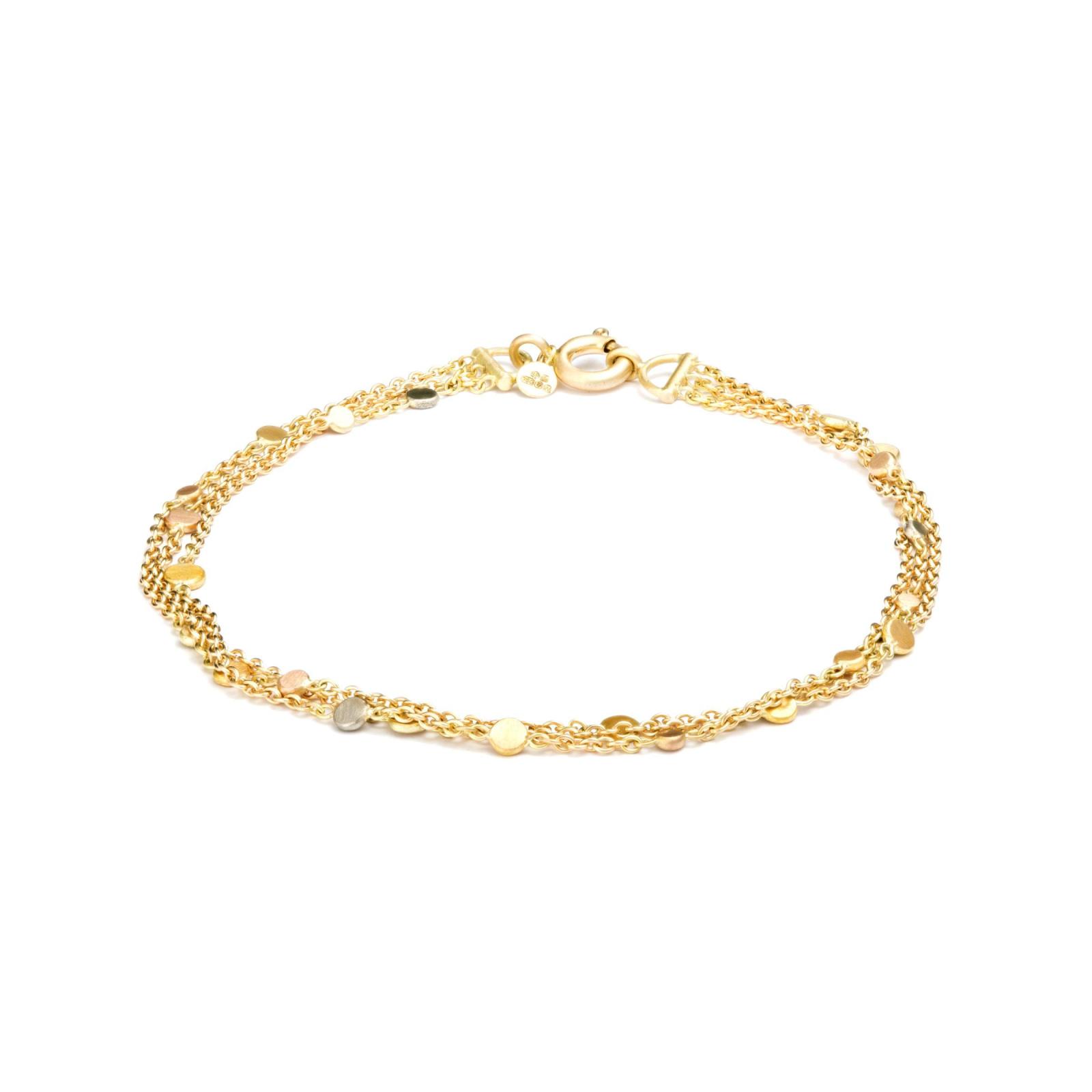 Sia Taylor SB2 RAIN Rainbow Gold Falling Dust Bracelet WB tttc