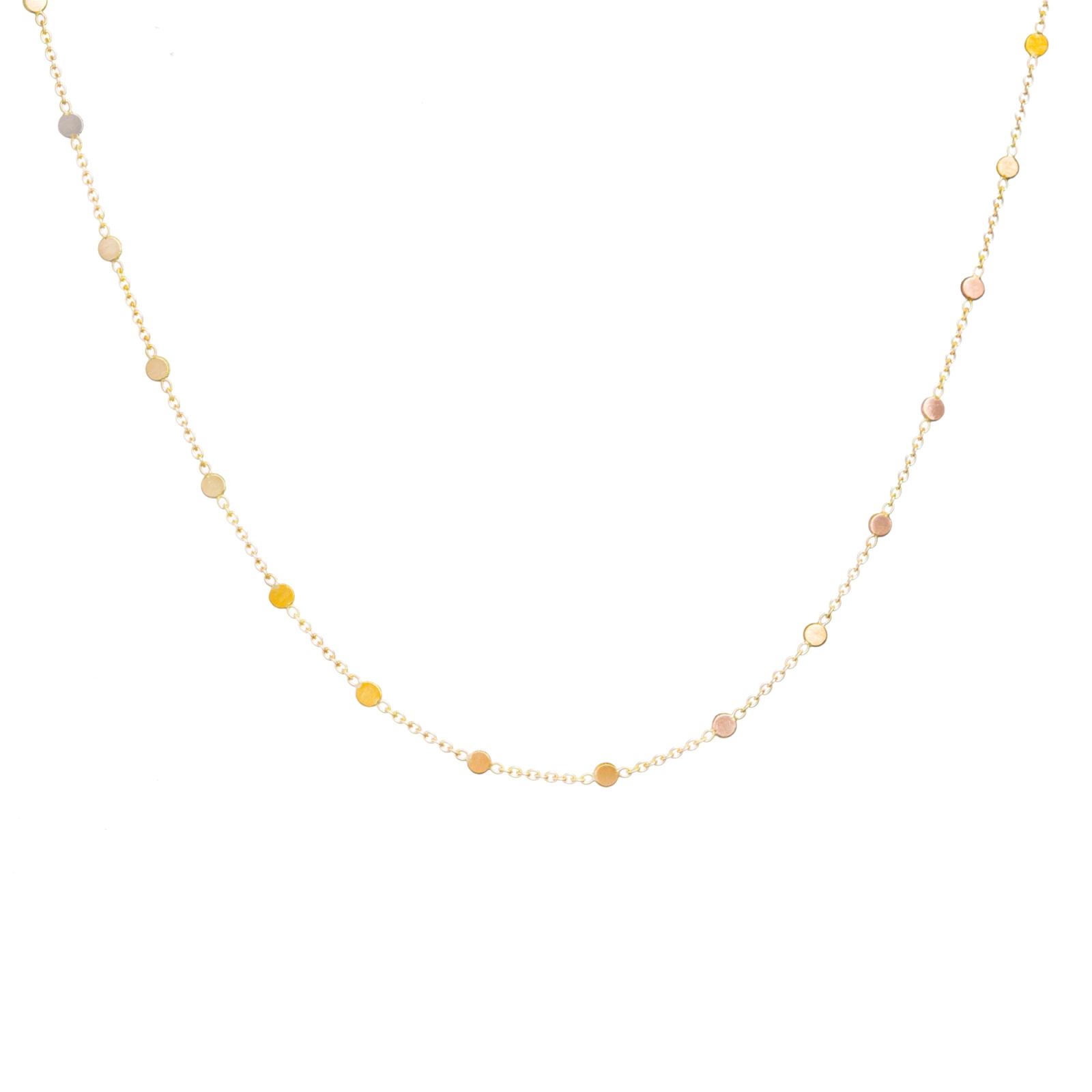 Sia Taylor SN3 RAIN Rainbow Gold Dust Necklace WB