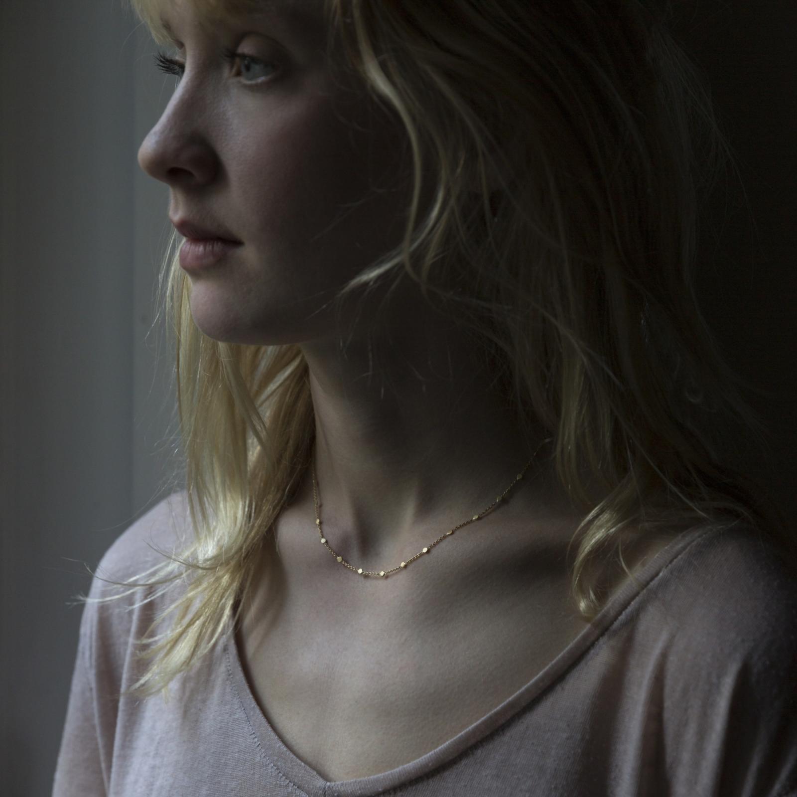 Sia Taylor SN3 Y Yellow Gold Dust Necklace M