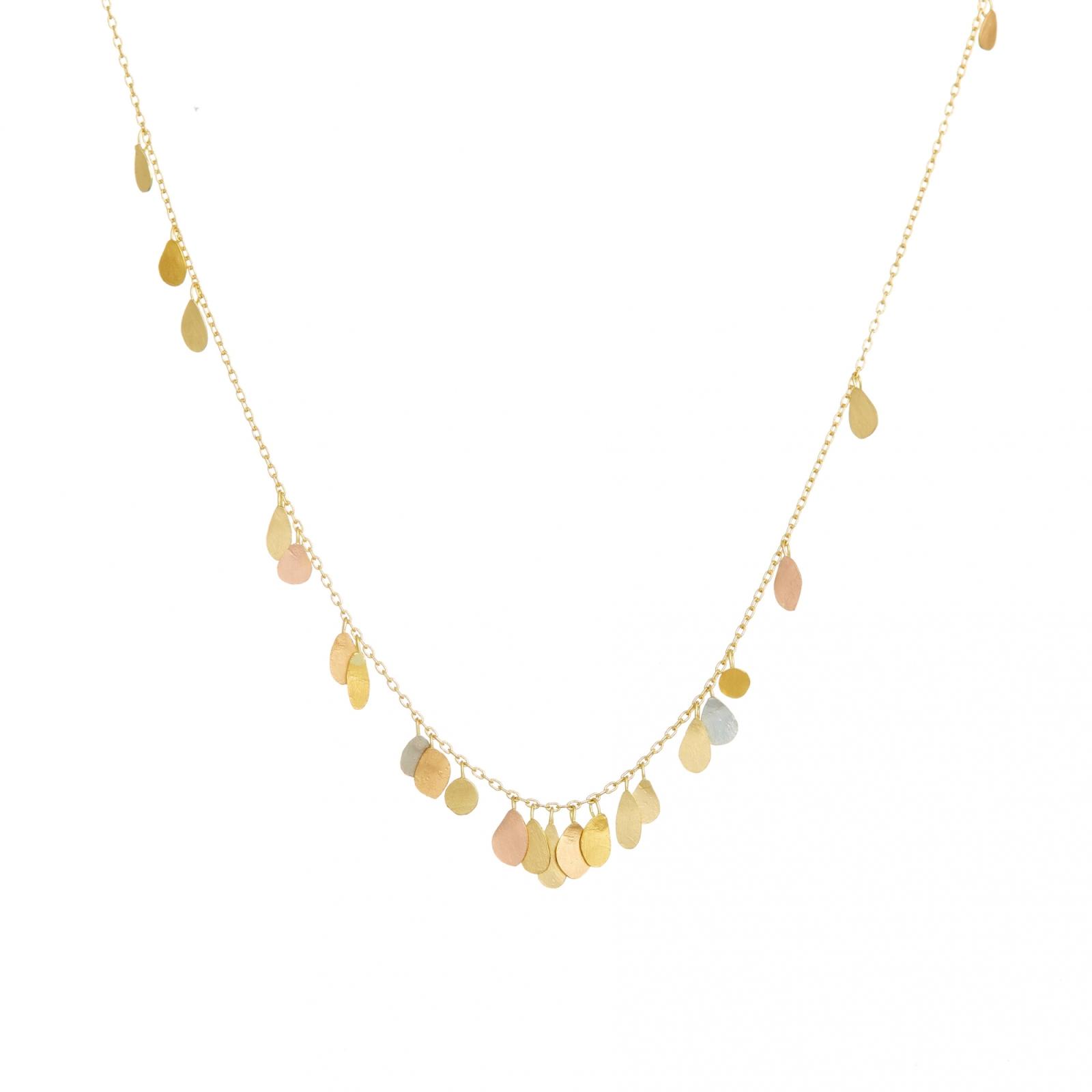 Sia Taylor TN5 YMIX Raindrop Gold Necklace WB