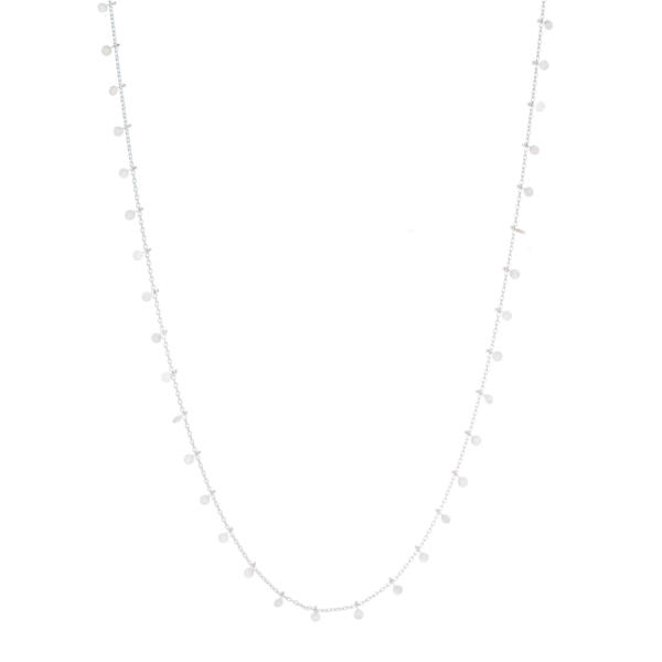 Sia Taylor DN302 S Silver Long Dot Necklace 1