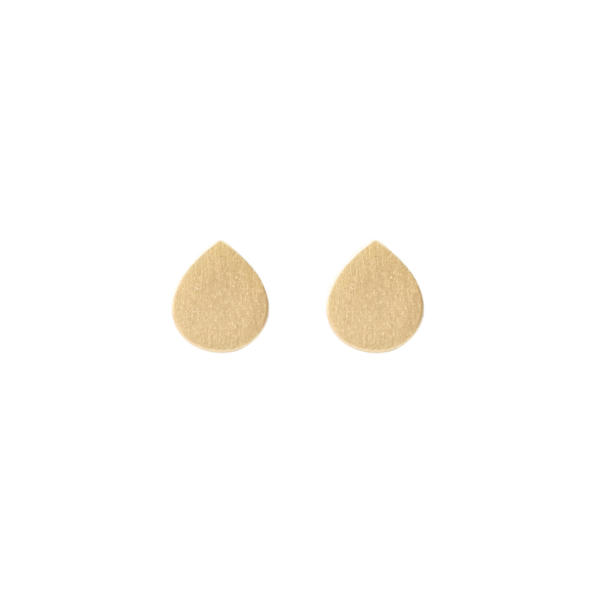 Sia Taylor FE15 Y Yellow Golden Plume Stud Earrings WB2