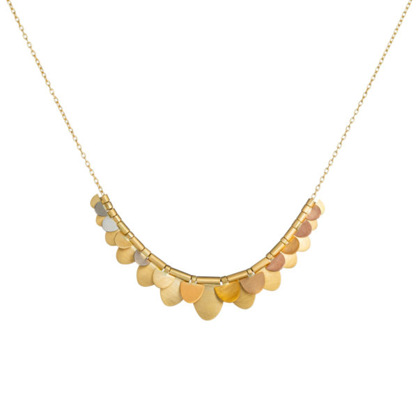 Sia Taylor FN5 RAIN Rainbow Gold Necklace WB