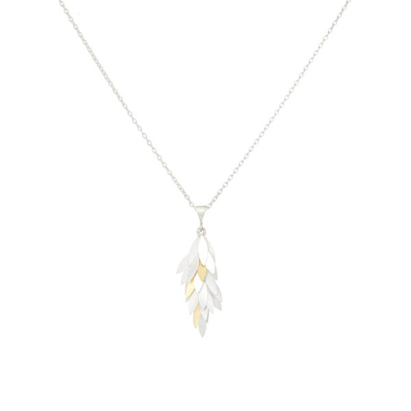 Sia Taylor KN23 SG Silver Leaf Pendant 1