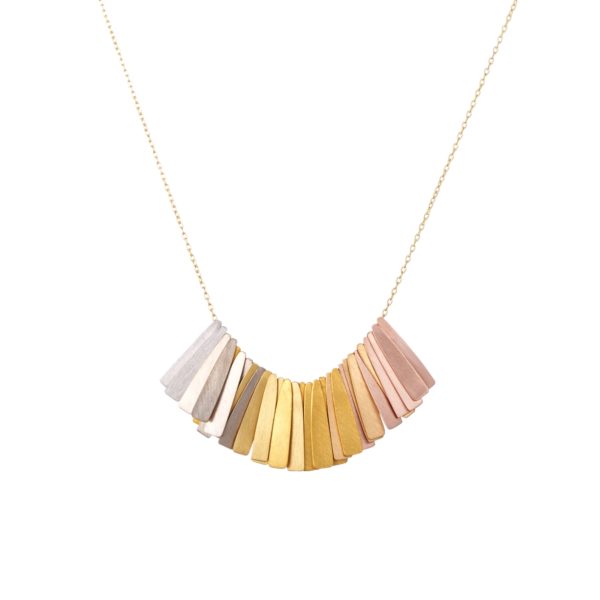 Sia Taylor KN4 Y Rainbow Golds Ray Necklace WB