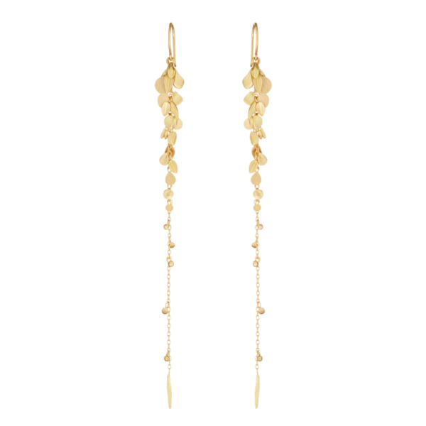Sia Taylor ME1 Y Yellow Gold Earrings WB