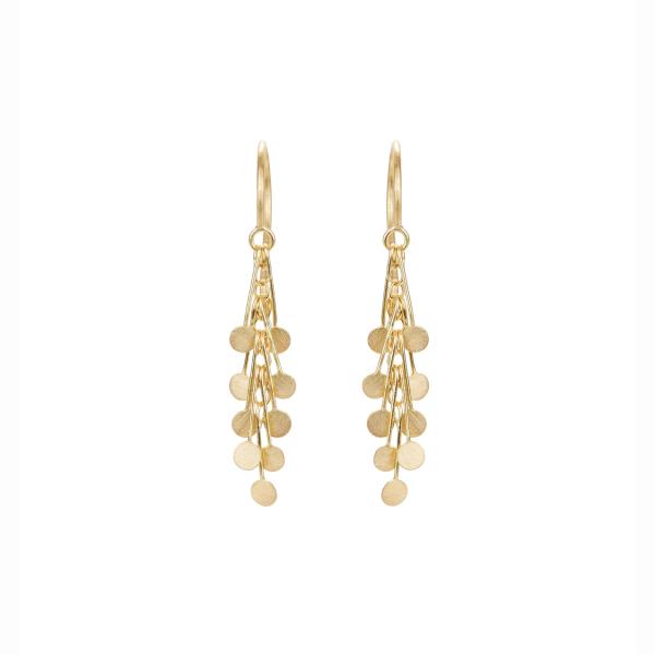 Sia Taylor DE24 Y Yellow Gold Dot Earrings WB