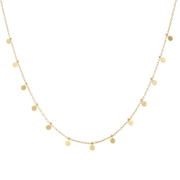 Sia Taylor DN25 Y Little Yellow Gold Dots Necklace WB