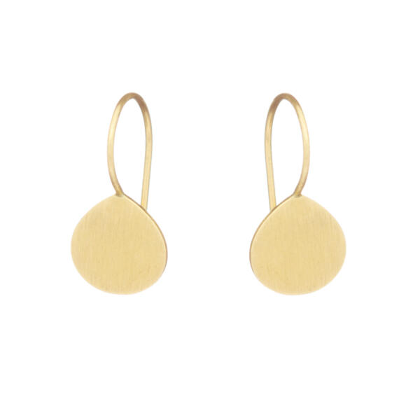 Sia Taylor FE14 Y Yellow Golden Plume Drop Earrings WB