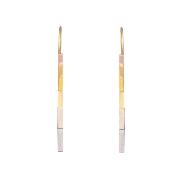 Sia Taylor KE34 RAIN Rainbow Gold Sunset Earring WB