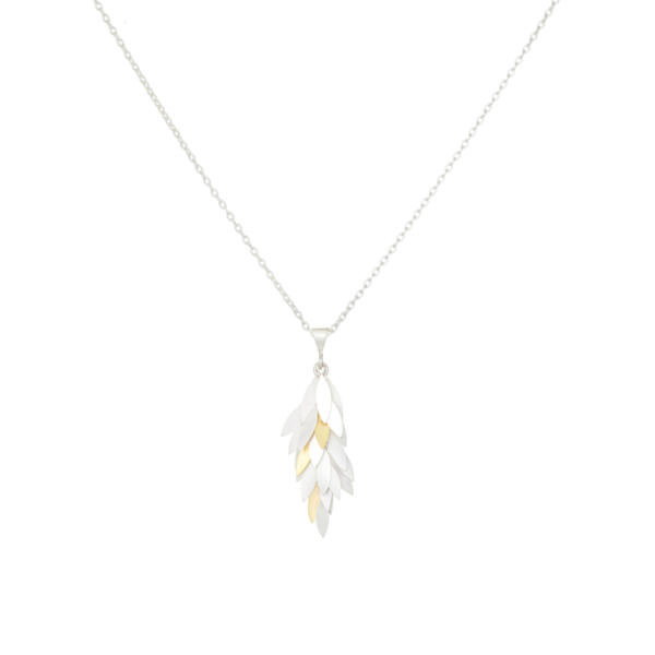 Sia Taylor KN23 SG Silver Leaf Pendant 1