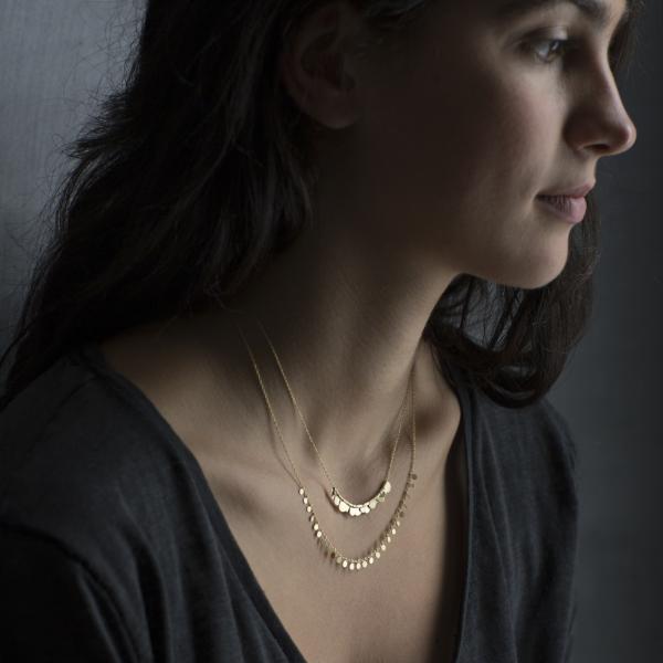 Sia Taylor KN2 Y Yellow Gold Flora Necklace M