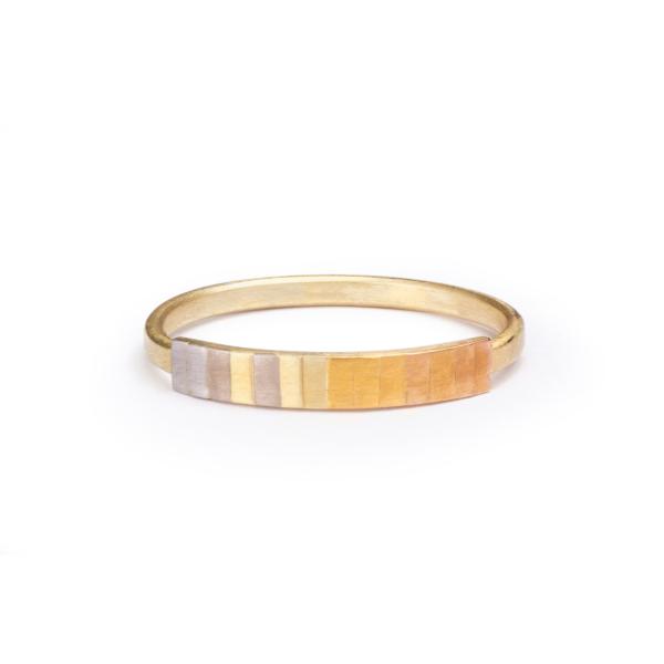 Sia Taylor KR14 RAIN Rainbow Gold Arc Band WB 2
