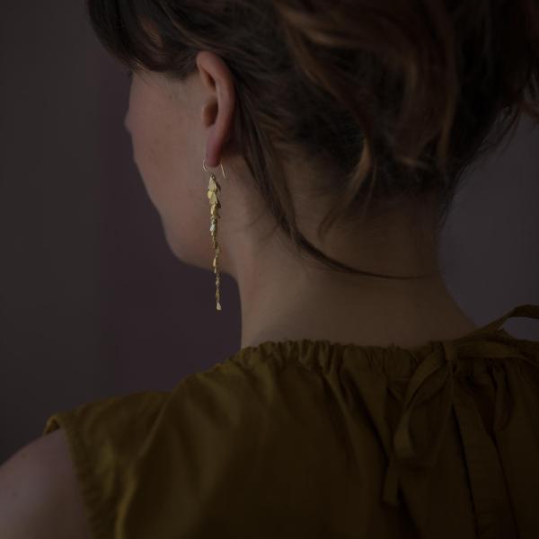 Sia Taylor ME6 Y Yellow Gold Earrings 5