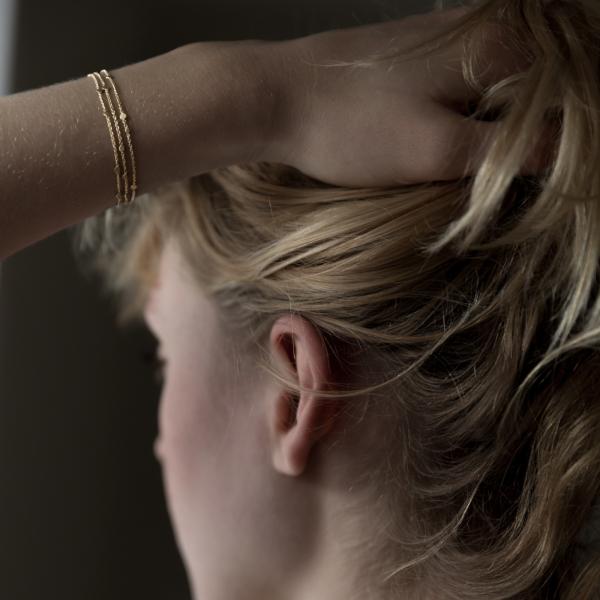 Sia Taylor SB2 Y Yellow Gold Falling Dust Bracelet M