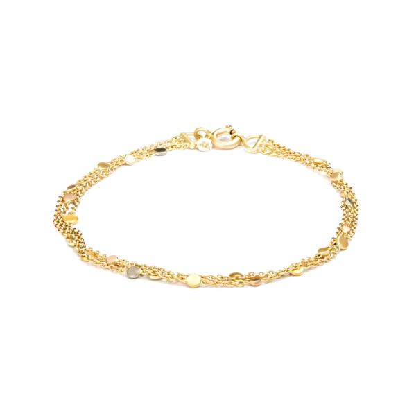 Sia Taylor SB2 RAIN Rainbow Gold Falling Dust Bracelet WB tttc