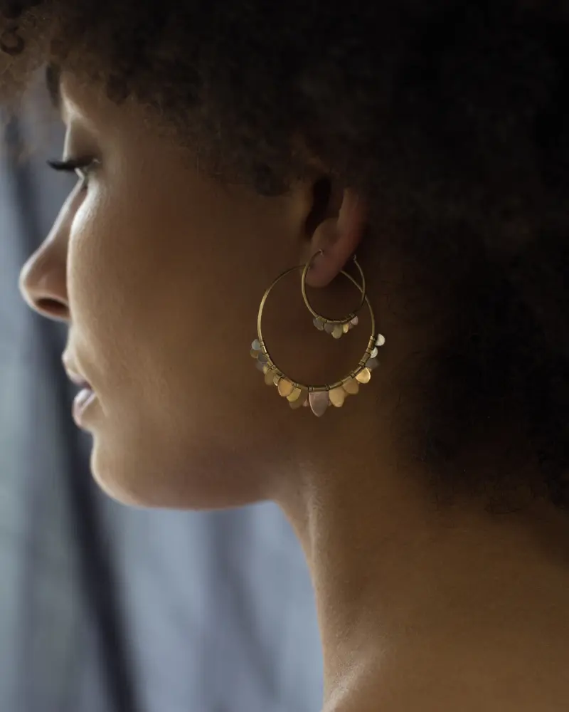 Sia Taylor FE9 RAIN FE8 RAIN Rainbow Gold Earrings M