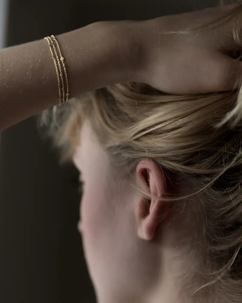 Sia Taylor SB2 Y Yellow Gold Falling Dust Bracelet M