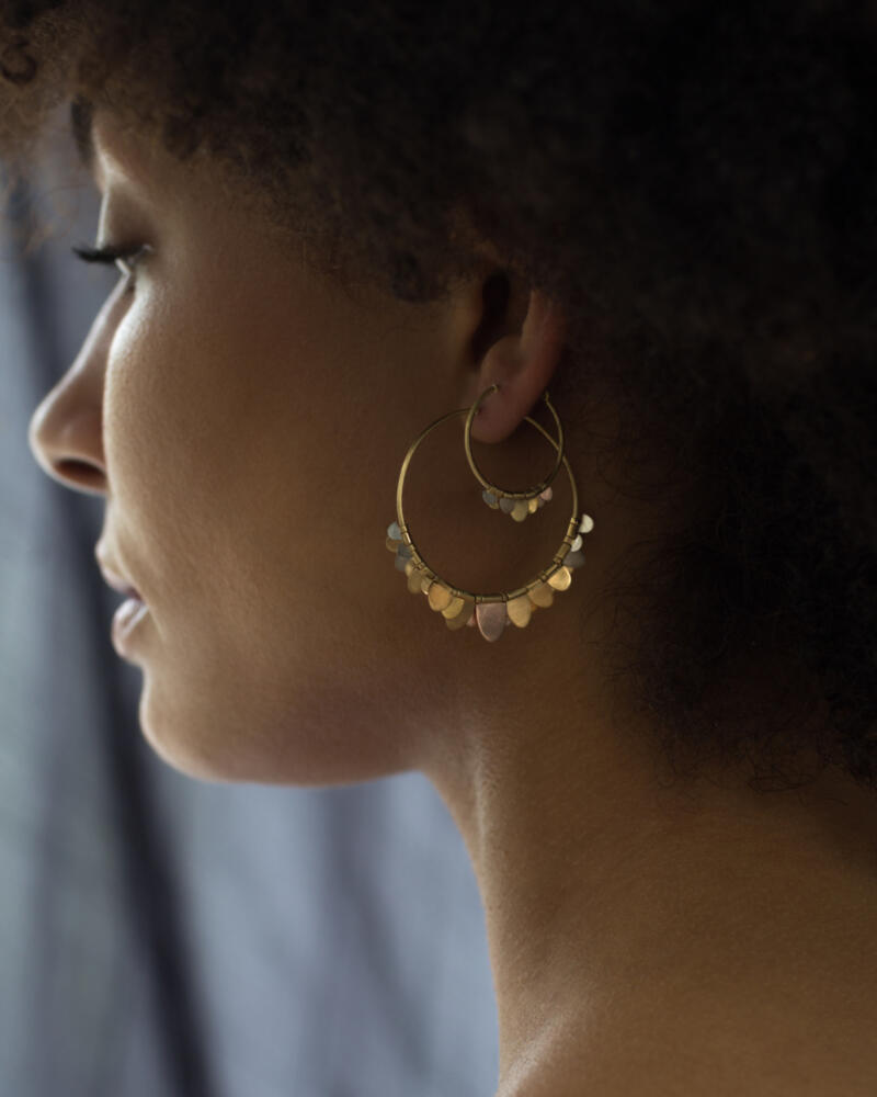 Sia Taylor FE9 RAIN FE8 RAIN Rainbow Gold Earrings M