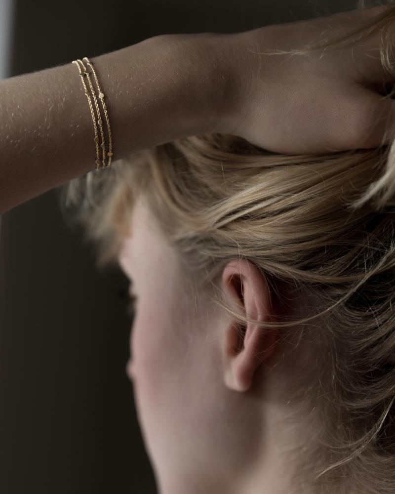 Sia Taylor SB2 Y Yellow Gold Falling Dust Bracelet M