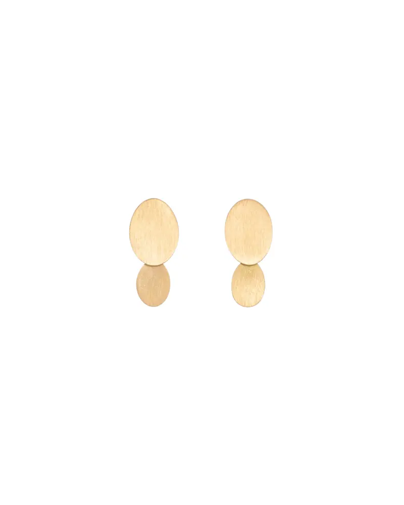 Sia Taylor FE10 Y Yellow Gold Stud Earrings WB