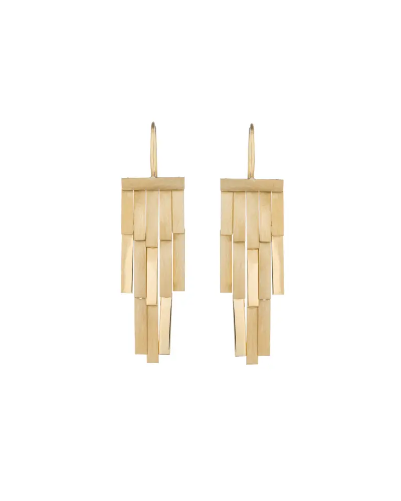 Sia Taylor KE2 Y Yellow Gold Rainfall Earring WB