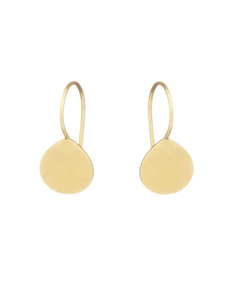 Sia Taylor FE14 Y Yellow Golden Plume Drop Earrings WB