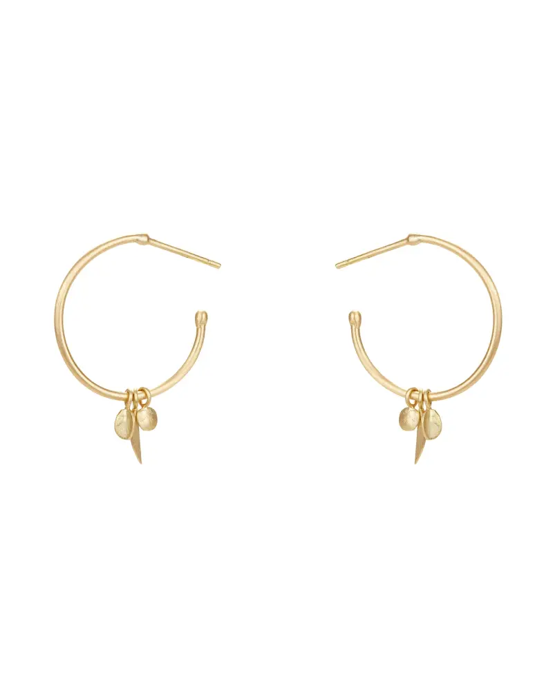 Sia Taylor ME19 Y Yellow Gold Earrings 1